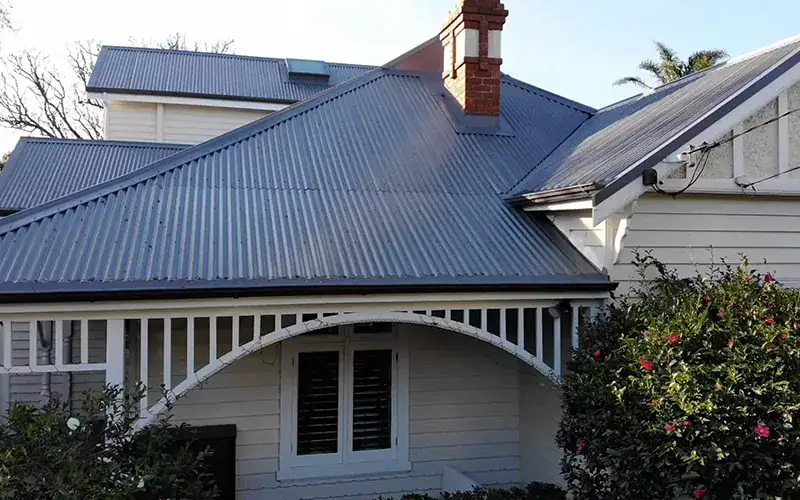 Colorbond roof after restoration